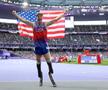 Hunter Woodhall și bucuria sa de după cursă FOTO Guliver/GettyImages