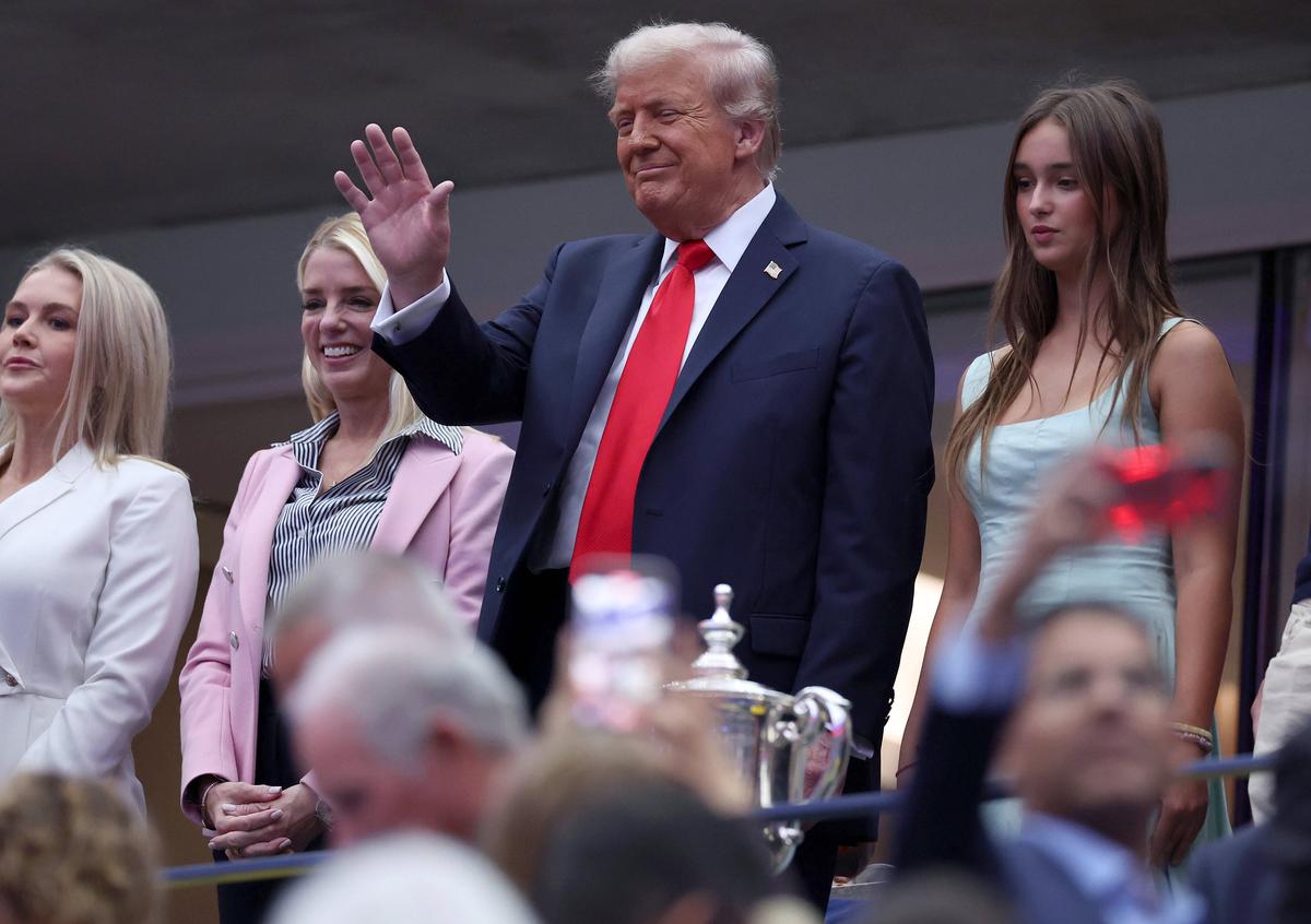 Donald Trump la finala US Open dintre Jannik Sinner și Carlos Alcaraz