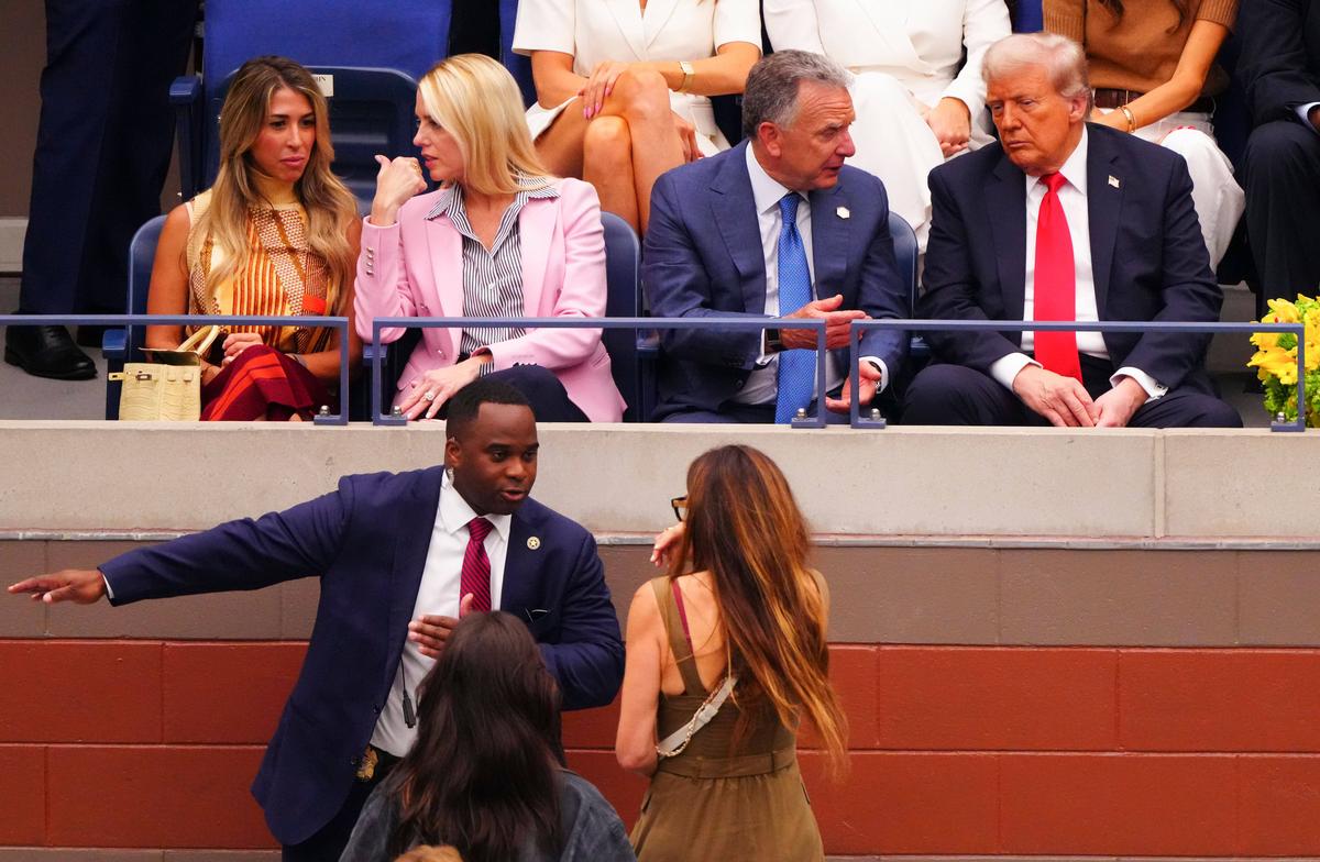 Donald Trump la finala US Open dintre Jannik Sinner și Carlos Alcaraz