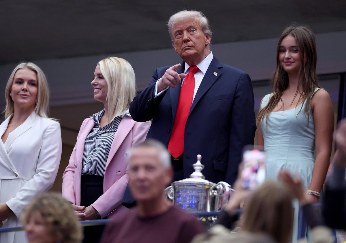 Donald Trump la finala US Open dintre Jannik Sinner și Carlos Alcaraz