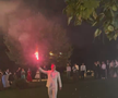 Nunta sezonului la Dinamo! Fotbalistul a făcut pasul cel mare: petrecere în stil ultras, cu torțe și scandări