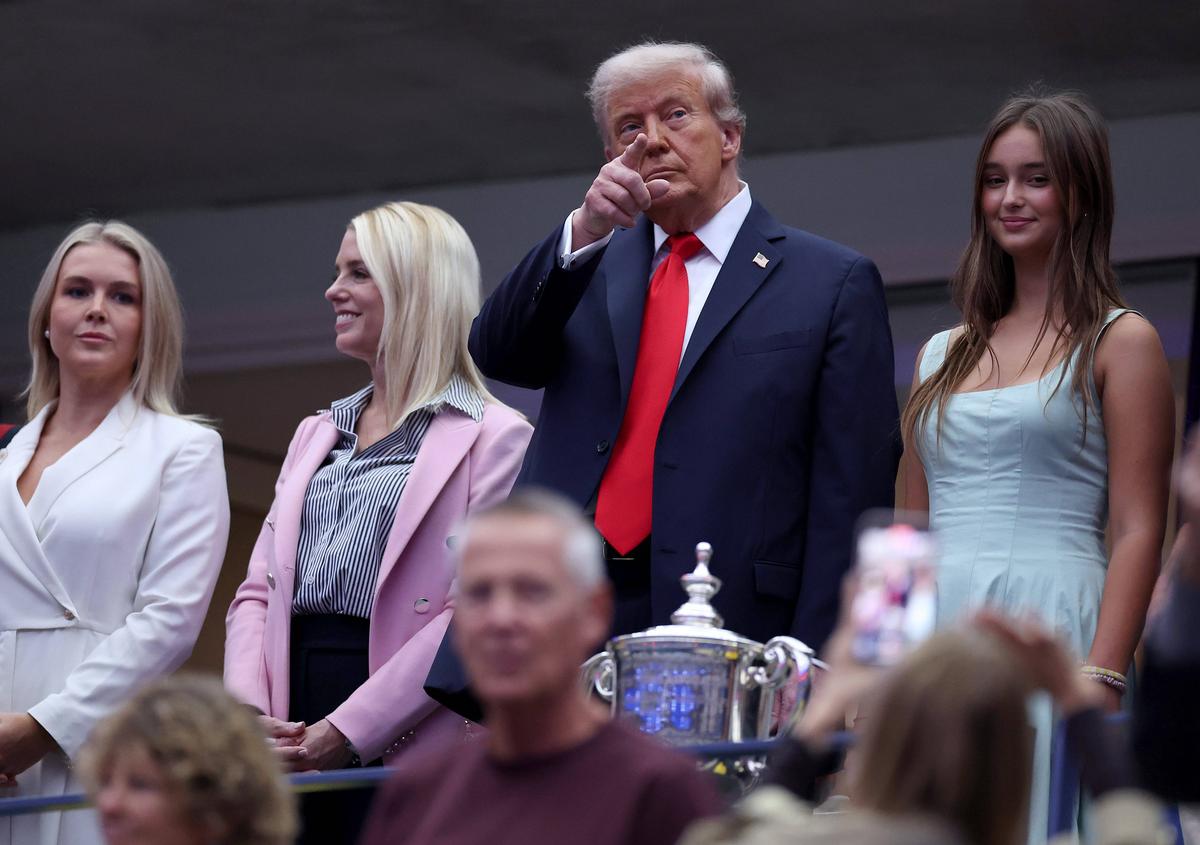 Donald Trump la finala US Open dintre Jannik Sinner și Carlos Alcaraz