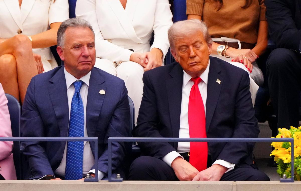 Donald Trump la finala US Open dintre Jannik Sinner și Carlos Alcaraz
