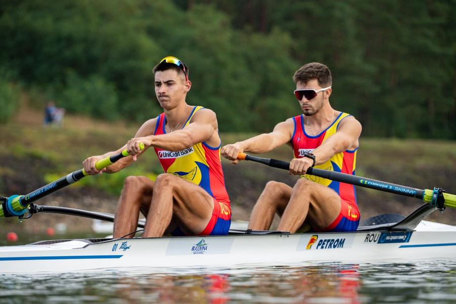 Fabrizio Scripcariu și Cosmin Pleșescu, aur la dublu rame la CE U23 Foto: FR Canotaj/Balint Czucz România a încheiat Campionatele Europene U23 de canotaj în fruntea clasamentului pe medalii, cu 9 distincții