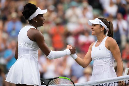 Venus Williams și Alexandra Dulgheru la Wimbledon 2018 Foto: Imago Images