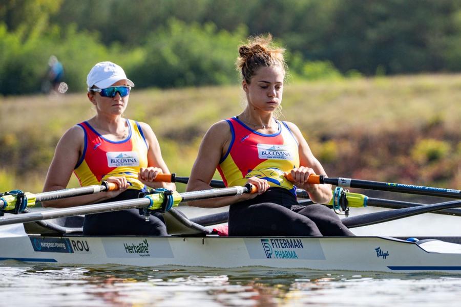 Mariana Dumitru și Bianca Ifteni, campioane U23 la dublu vâsle Foto: FR Canotaj/Balint Czucz România a încheiat Campionatele Europene U23 de canotaj în fruntea clasamentului pe medalii, cu 9 distincții
