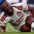 Ayoub El Kaabi urlă de durere după fractura suferită / Foto: Instagram
