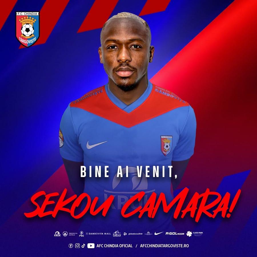 Sekou Camara a plecat de la Steaua și a semnat cu adversara din Liga 2