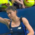 Sorana Cîrstea, eliminată în „optimi” la US Open de Jessica Pegula / Sursă foto: Captură Eurosport