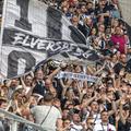 Fanii lui Elversberg exultă după a doua victorie în două etape din 1. Bundesliga, echipa lor având cel mai bun atac, la egalitate cu Ausburg (7 goluri) / Foto: Imago