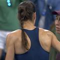 Jessica Pegula, alături de Sorana Cîrstea după meci
