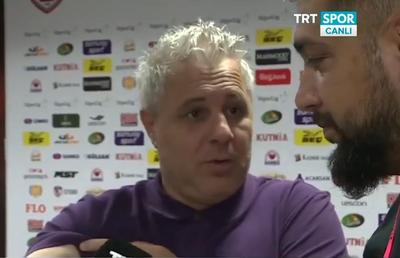 GAZIANTEP - BAȘAKȘEHIR 1-2 // VIDEO Marius Șumudică și „perversa de la Tg Ocna” » Show în Turcia: „Uitaţi-vă, am vânătaie pe braţ! Vor să-mi închidă gura repede”