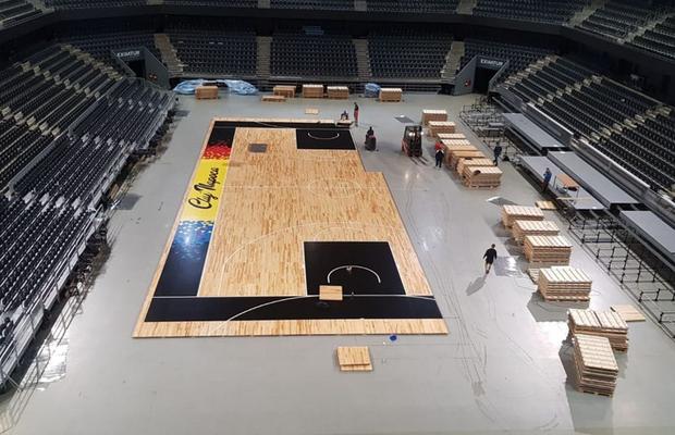 FOTO Sala Polivalentă din Cluj, pe modelul sălilor din NBA! Schimbare importantă la arenă