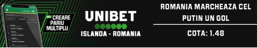 România marchează minim un gol, la o cotă de 1.45 Trei pariuri interesante pentru barajul României cu Islanda