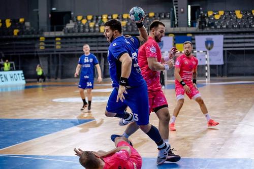 Vlad Rotaru (CSM București) a făcut un meci excelent cu Minaur FOTO Dan Potor
