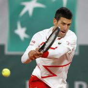 Novak Djokovic s-a calificat cu emoții în semifinale la Roland Garros. foto: Guliver/Getty Images