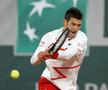 Novak Djokovic s-a calificat cu emoții în semifinale la Roland Garros. foto: Guliver/Getty Images