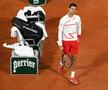 Novak Djokovic s-a calificat cu emoții în semifinale la Roland Garros. foto: Guliver/Getty Images