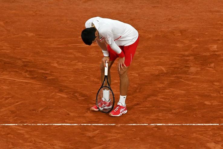 Novak Djokovic s-a calificat cu emoții în semifinale la Roland Garros. foto: Guliver/Getty Images