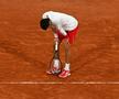 Novak Djokovic s-a calificat cu emoții în semifinale la Roland Garros. foto: Guliver/Getty Images
