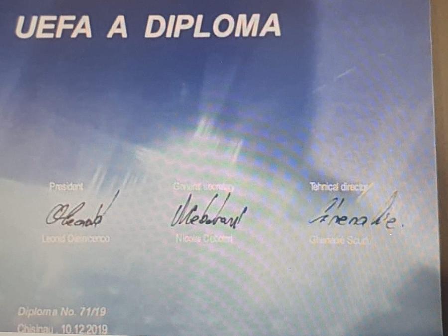 Rețeaua licențelor false de antrenori: nepotul lui Gigi Becali, un antrenor la CSA Steaua și directorul Juventus Torino Academy, posesori de diplome UEFA contrafăcute la Chișinău