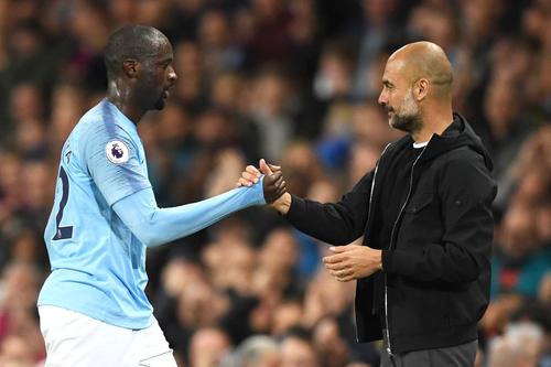 Yaya Toure, alături de Pep Guardiola // foto: Guliver/gettyimages