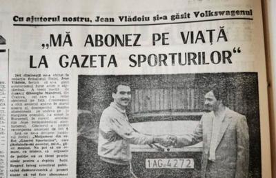 Dezvăluiri tari, la 28 de ani după ce Gazeta a ajutat un mare atacant român să-și recupereze mașina furată: „Nu-i venea să creadă că îi dau recompensa”