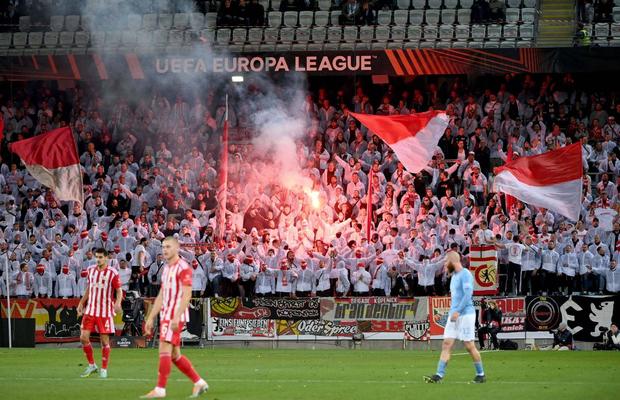 Meciul dintre Malmo și Union Berlin, suspendat timp de 20 de minute din cauza fanilor