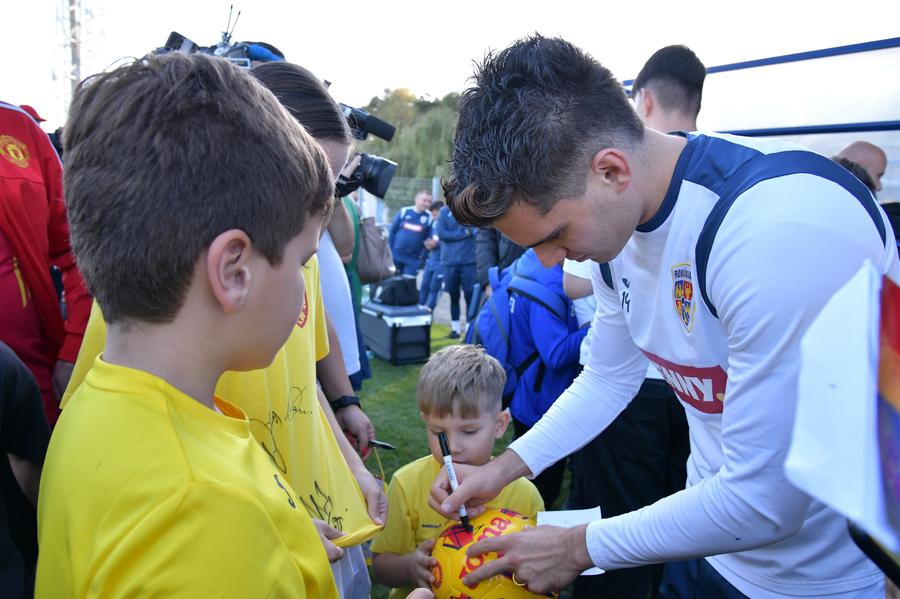 Ianis Hagi la antrenamentul naționalei României, 7.10.2024 / foto: Cristi Preda (GSP) Cine transmite la TV Cipru - România, al 3-lea meci din Liga Națiunilor