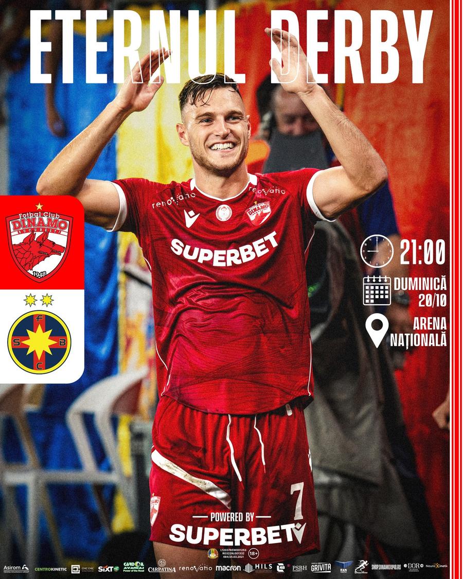 Bilete la Dinamo - FCSB Dinamo a pus la vânzare biletele pentru derby-ul cu FCSB » Prețurile tichetelor