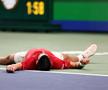 Novak Djokovic - „sferturi” la Shanghai în condiții dificile Foto: Guliver/GettyImages