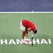 Novak Djokovic - „sferturi” la Shanghai în condiții dificile Foto: Guliver/GettyImages