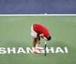 Novak Djokovic - „sferturi” la Shanghai în condiții dificile Foto: Guliver/GettyImages