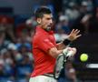 Novak Djokovic - „sferturi” la Shanghai în condiții dificile Foto: Guliver/GettyImages