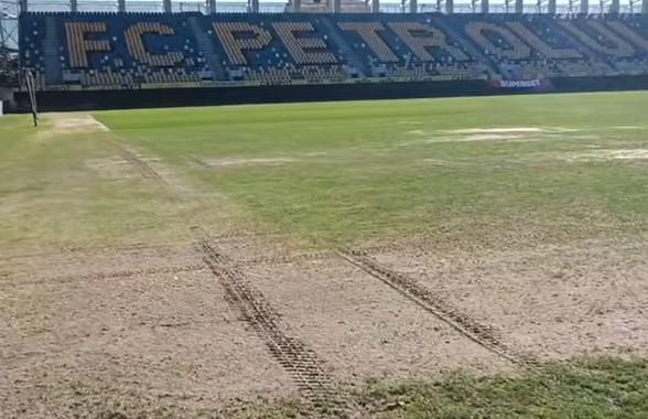 Cum se prezintă gazonul de la Ploiești, cu 10 zile înainte de meciul cu Sepsi