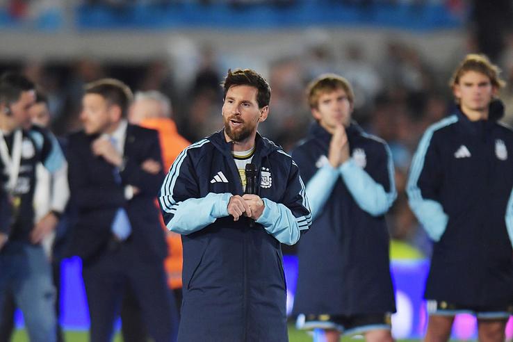 Leo Messi, momente speciale, după meciul de retragere de la echipa națională // foto: getty images