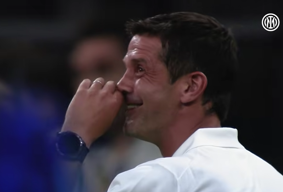 Cristi Chivu, în filmul documentar Solo Noi, dedicat „eventului” reușit de antrenorul român cu Inter în 2025-2026 / Foto: captură trailer Dezvăluirile lui Chivu în filmul Solo Noi: „Un antrenor nu ar trebui să-și permită niciodată să ia ce nu este al lui!”