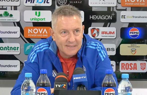 Reacția surprinzătoare a lui Bergodi după nebunia cu 7 goluri din U Cluj - Rapid: „Sunt mulțumit, unul dintre cele mai bune jocuri”