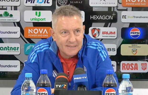 Reacția surprinzătoare a lui Bergodi după nebunia cu 7 goluri din U Cluj - Rapid: „Sunt mulțumit, unul dintre cele mai bune jocuri”
