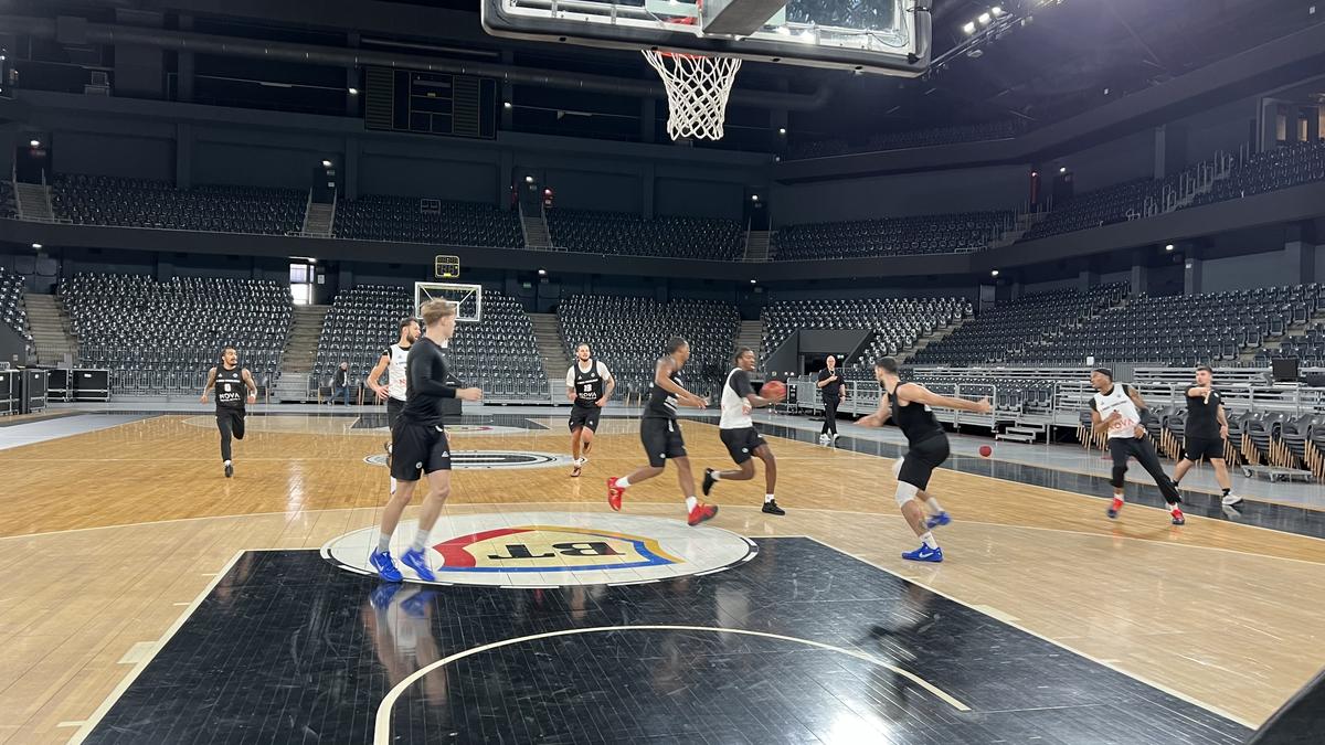 Antrenamentul lui U-BT Cluj-Napoca înaintea duelului cu Umana Reyer Veneția