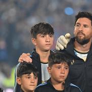 Momentul intonării imnului Argentinei, cu Leo Messi în lacrimi // foto: Imago
