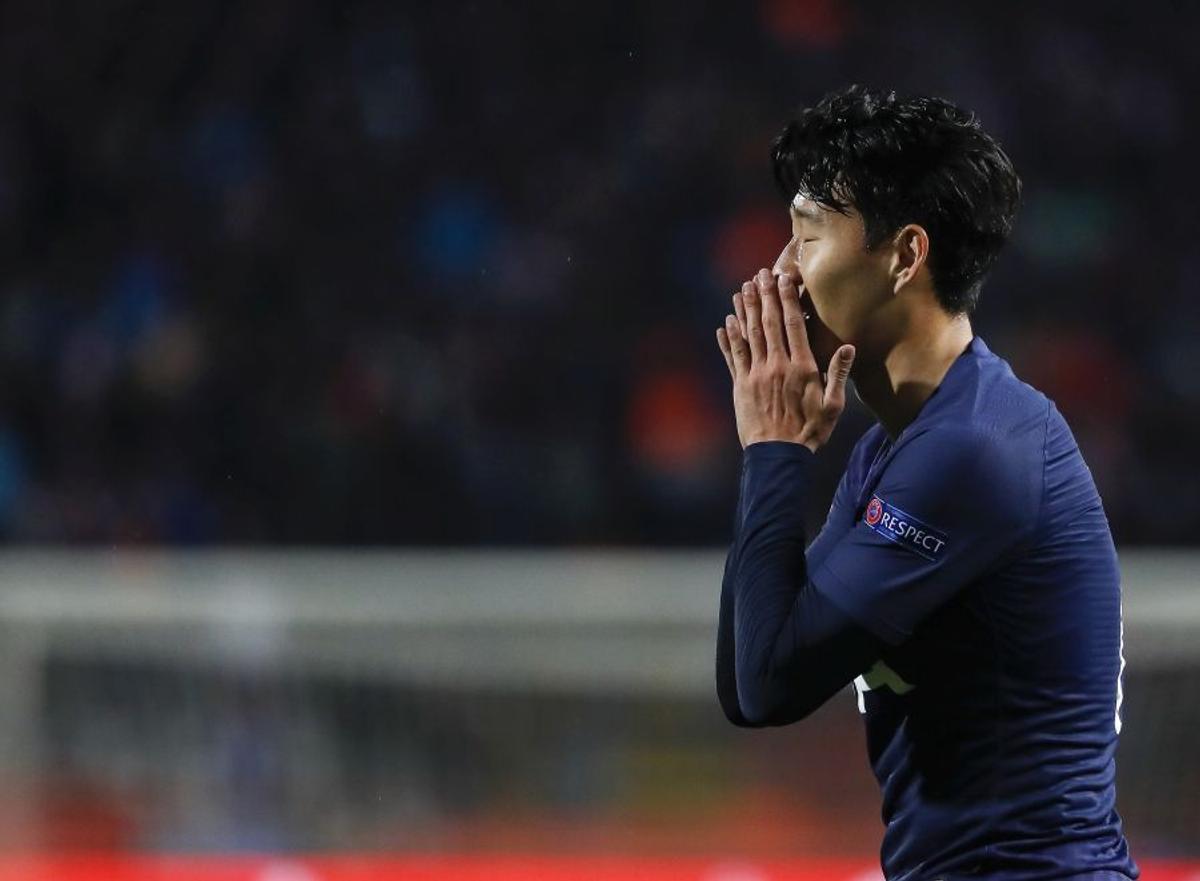 STEAUA ROȘIE - TOTTENHAM 0-4 // FOTO+VIDEO Gestul care a emoționat lumea fotbalului » Son și-a lipit mâinile, ca într-o rugăciune: „Acest gol e pentru tine, André!”