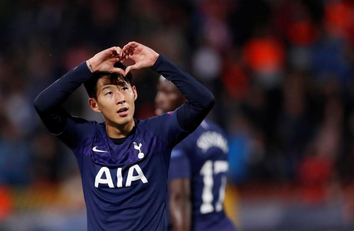 STEAUA ROȘIE - TOTTENHAM 0-4 // FOTO+VIDEO Gestul care a emoționat lumea fotbalului » Son și-a lipit mâinile, ca într-o rugăciune: „Acest gol e pentru tine, André!”