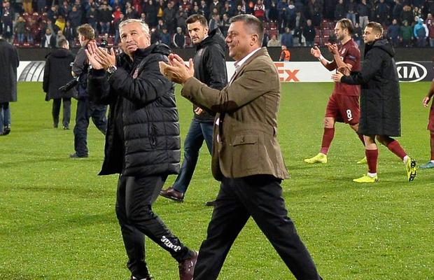 CFR CLUJ - RENNES 1-0 // VIDEO Dan Petrescu, temperat după a doua victorie cu Rennes: „Să nu sărbătorim pentru că nu suntem calificați!” » Ce mesaj a avut pentru Arlauskis