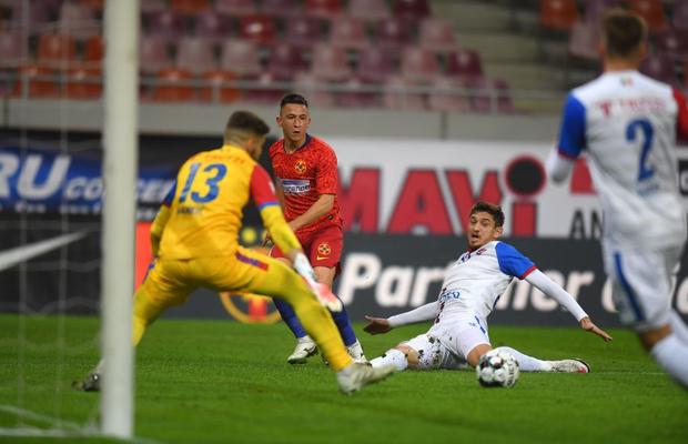 VIDEO+FOTO Sergiu Buș, ratare incredibilă în FCSB - FC Botoșani » Man l-a salvat pe respingere