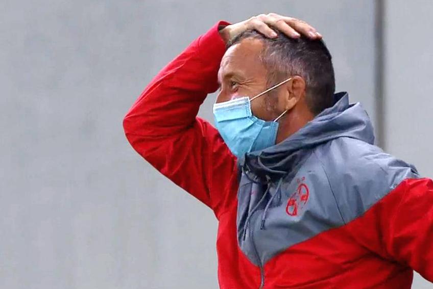 Mihai Stoica, după golul înscris de Florin Tănase // foto: captură @ TV Telekom Sport