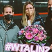 Simona Halep a avut parte de o primire de gală la Linz / Sursă foto: Alex Scheuber, Instagram WTA Linz
