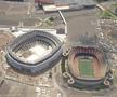 Vechea și noua arenă a celor de la New York Giants și New York Jets