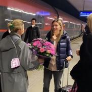 Simona Halep a avut parte de o primire de gală la Linz / Sursă foto: Captură Instagram WTA Linz