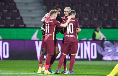 CFR Cluj trece de FCU Craiova și îi suflă în ceafă Rapidului! Cifre incredibile pentru Deac în Liga 1